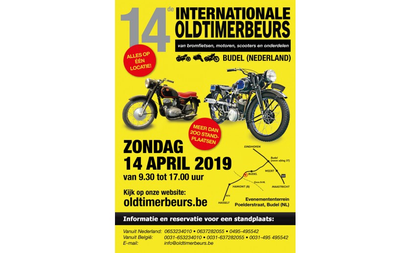 14e Internationale Oldtimerbeurs Te Budel Op Zondag 14 April 2019